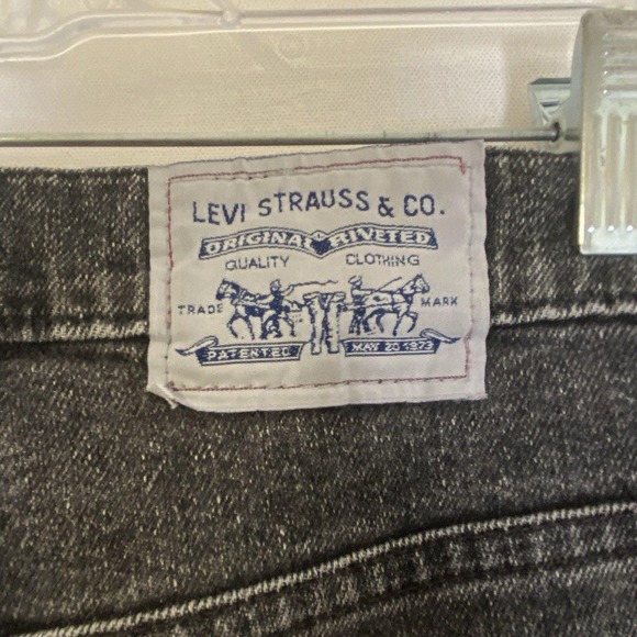 Vintage 90s Levis Relaxed Fit Jeans Men 42x29 Gray Straight Leg Made USA - Picture 3 of 13